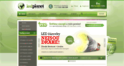 Desktop Screenshot of ledplanet.cz